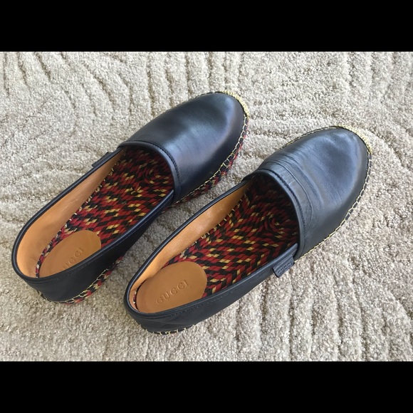 GUCCI Leather espadrilles in Navy - NWOT 40.5 EUR - Picture 13 of 13